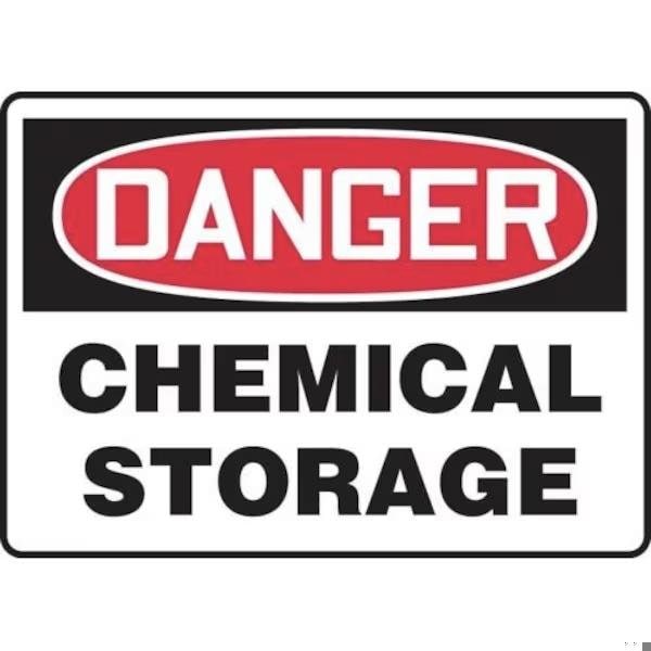 Accuform OSHA DANGER SAFETY SIGN CHEMICAL FRMCHL191XT FRMCHL191XT - main